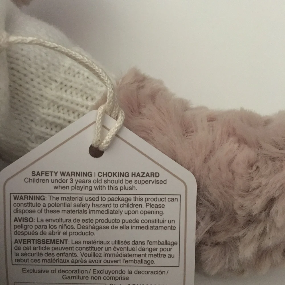 NEW Plush Bear with Sweater Embroidered Born in 2026 CuddleToy Newborn Gift